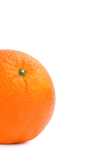 橙色。孤立在白色背景。图片下载
