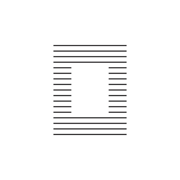 条纹框窗口符号设计图片下载