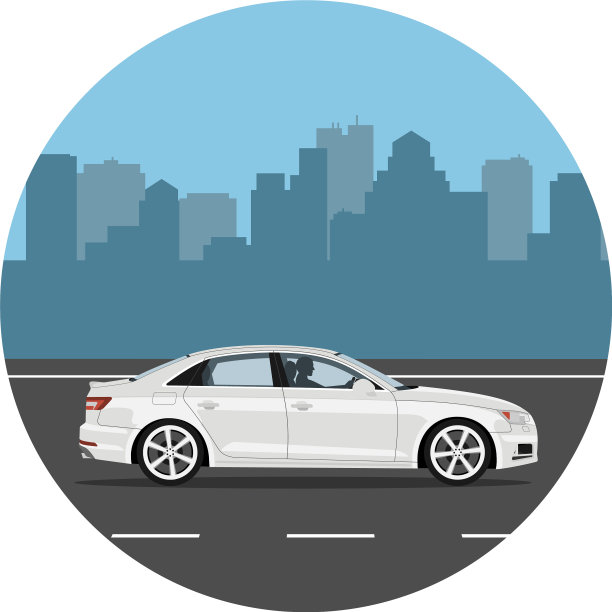 城市背景下的汽车图片下载