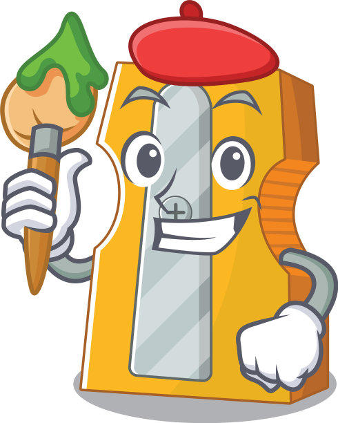 卡通人物卷笔刀艺术家与图片下载