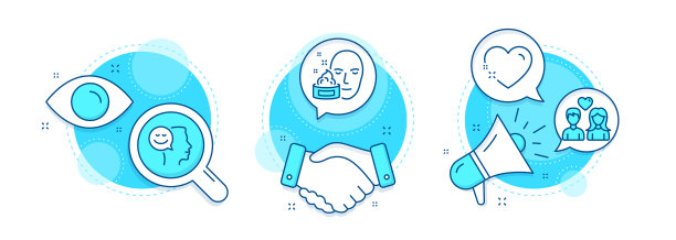 情侣喜欢好心情和面霜图标集图片下载