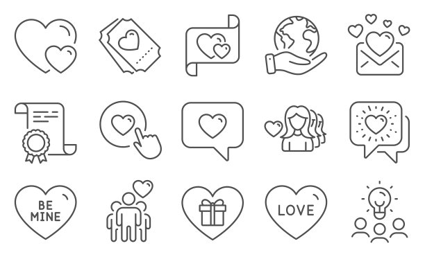 设置爱情图标，如情书朋友图片下载