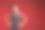 懒惰的模式。一个十几岁的男孩正在健身，他闭着眼睛做运动。孤立在红色背景上。运动、训练、健身、积极的生活方式理念。水平射图片下载