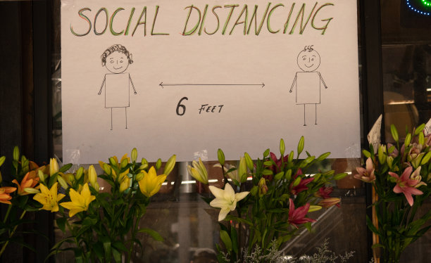 纽约的社交距离图片下载