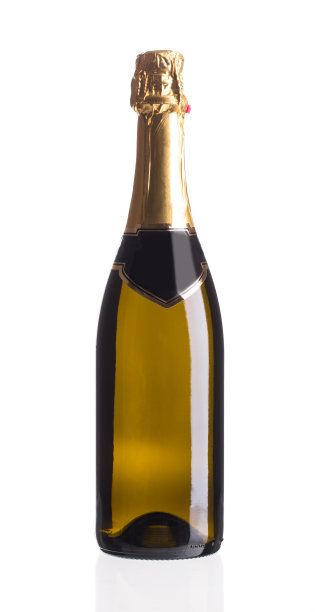 一瓶香槟。图片下载