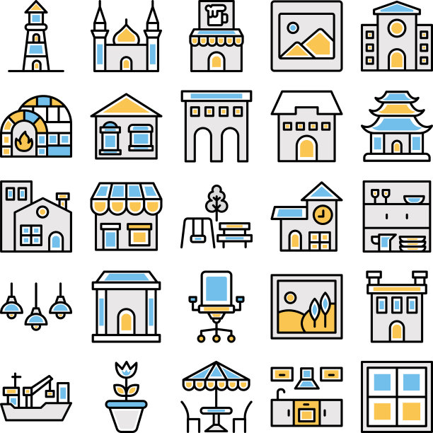 室内设计图标设置每一个ico图片下载