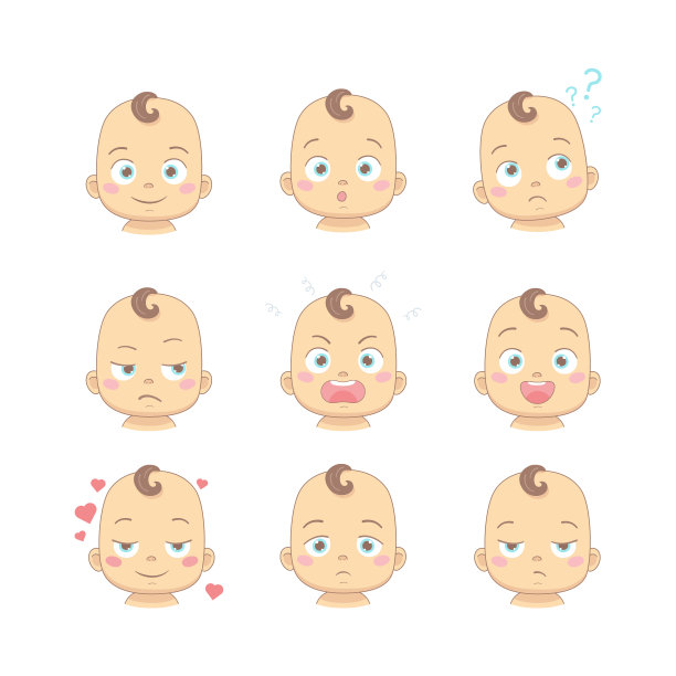 设置可爱的卡通宝宝与不同图片下载