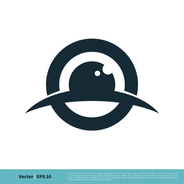 眼球/光学图标矢量标志模板插图设计。向量EPS 10。图片下载