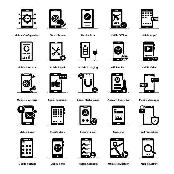移动App实体图标包图片下载
