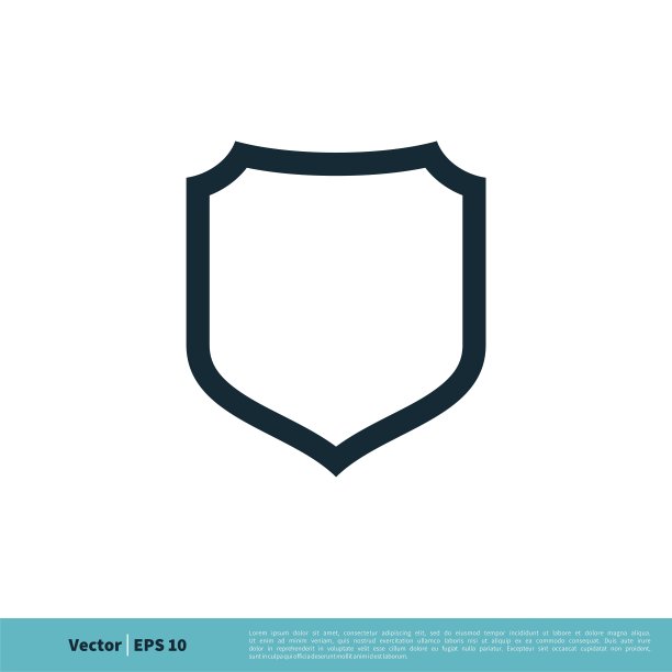 盾图标矢量标志模板插图设计。向量EPS 10。图片下载