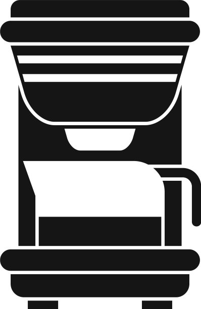 咖啡机的图标简单风格图片下载