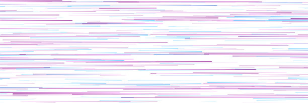 蓝紫色抽象线条技术未来向量横幅图片下载