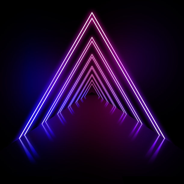 进入三角形菱形抽象入口的路径图片下载