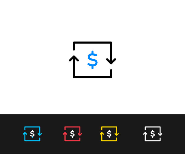转移图标。细线矢量插图。调整笔画粗细-可编辑的笔画图片下载