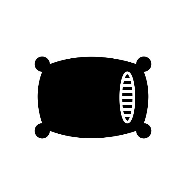 枕头图标设计矢量模板图片下载