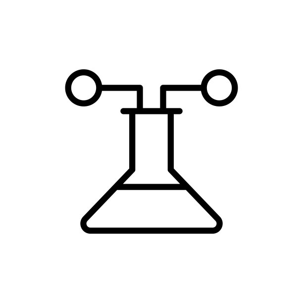 烧瓶，分子图标。用于UI和UX、网站或移动应用的简单彩色气味图标矢量元素图片下载