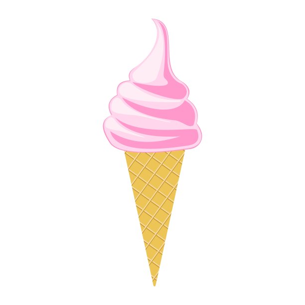 可爱的甜筒冰淇淋图片下载
