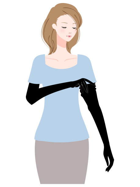 防晒臂罩女性图片下载