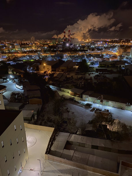 莫斯科Yasenevo地区的工业景观图片下载