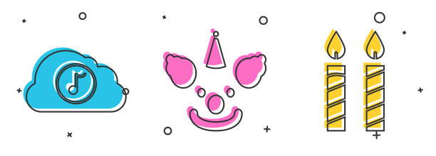 设置音乐流媒体服务小丑头和图片下载