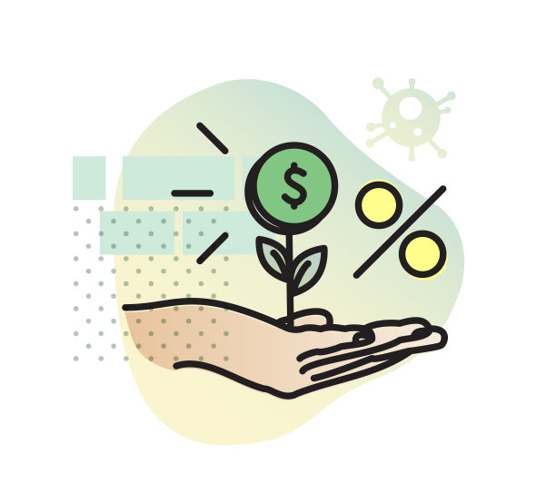 小额信贷促进经济-图标图片下载