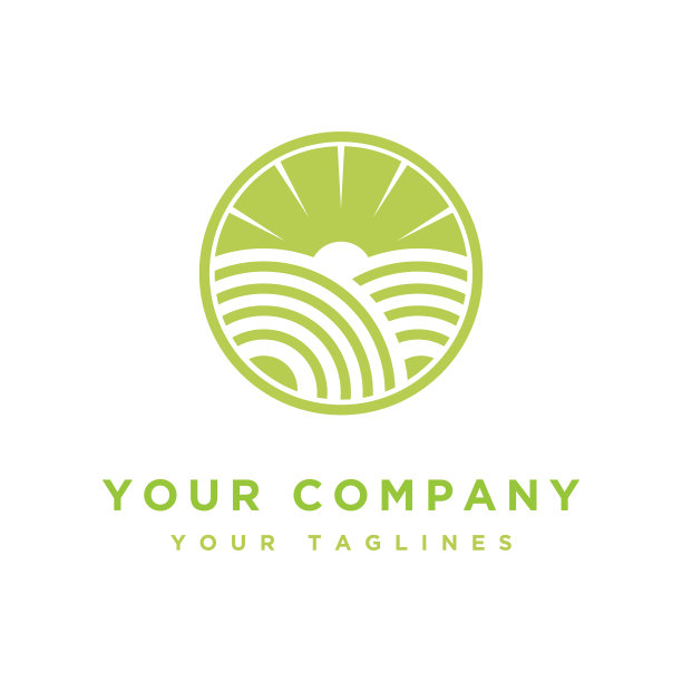 简单的logo山谷风光图片下载