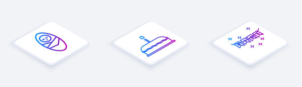 设置新生儿襁褓等长线图片下载