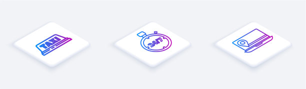 设置出租车车顶等距线秒表24图片下载