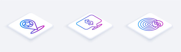 用星形语音设置等距线地图指针图片下载