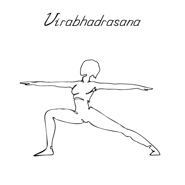 矢量插图与室内在线体育练习。图片下载