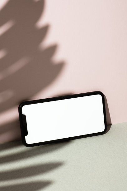 白屏智能手机模型，模板图片下载