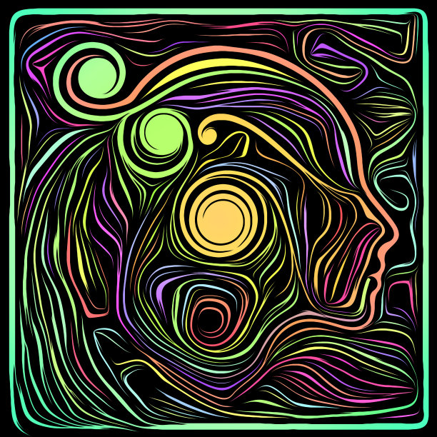 隐喻的木刻设计图片下载