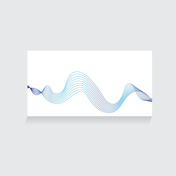 抽象横幅动态波浪创作背景图片下载