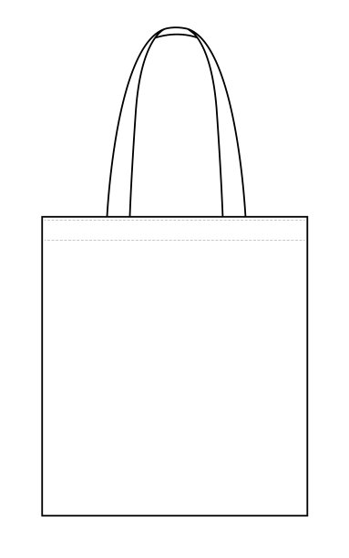 扁平的白色袋子购物矢量为模板图片下载