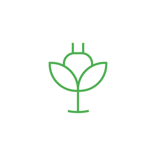 电动叶片简单图标矢量设计插图图片下载