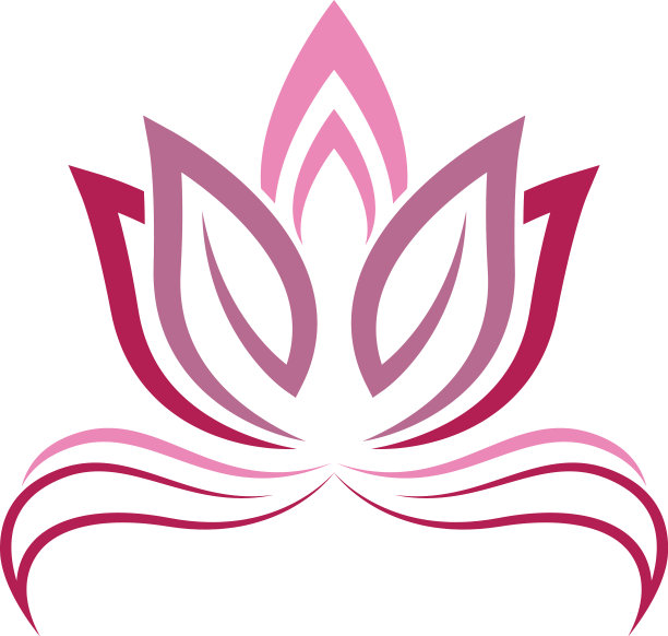 莲花象征图标图片下载