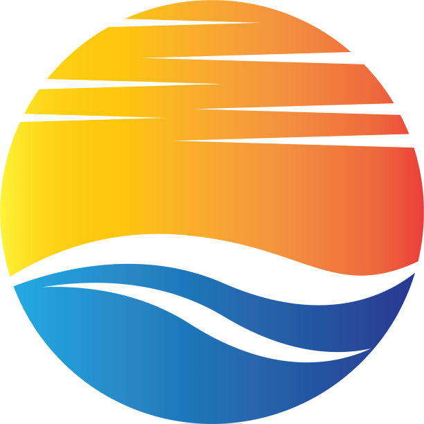 波浪符号图标设计图片下载