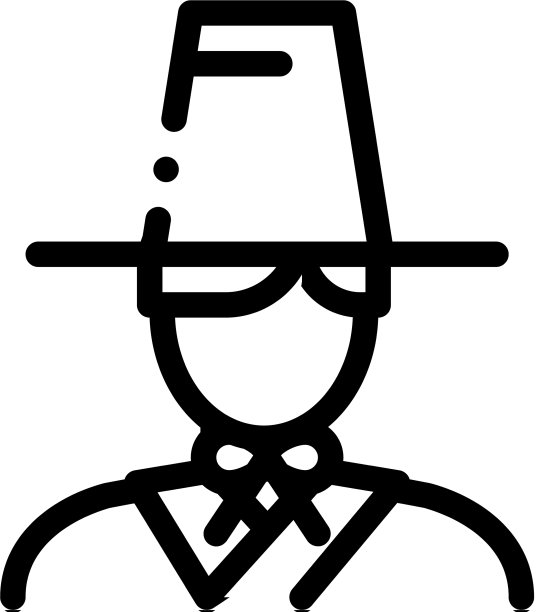 韩国人的图标轮廓图片下载