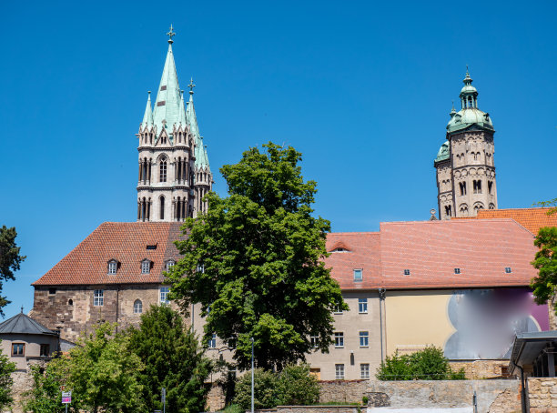 位于德国东部诺姆堡的大教堂图片下载