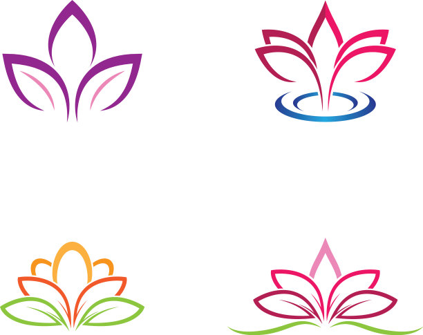 莲花象征图标图片下载