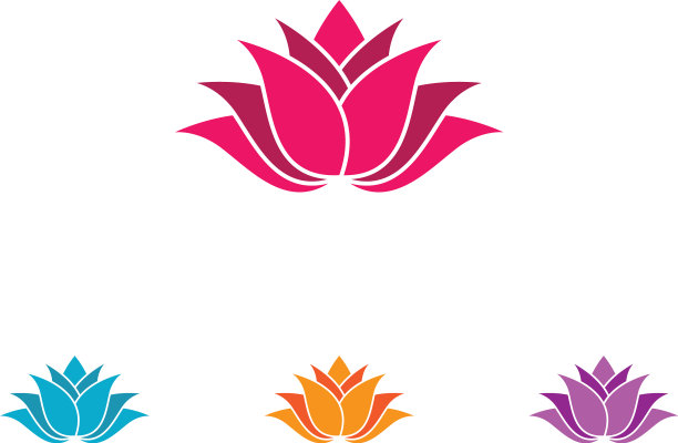 莲花象征图标图片下载