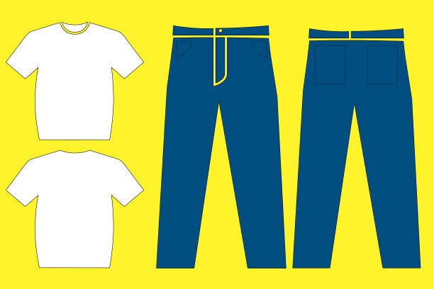t恤和裤子图片下载