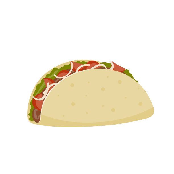 墨西哥卷饼配薯条和蔬菜图片下载