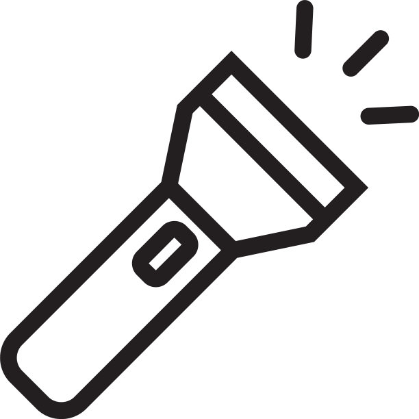 闪光灯图标模板黑色可编辑图片下载