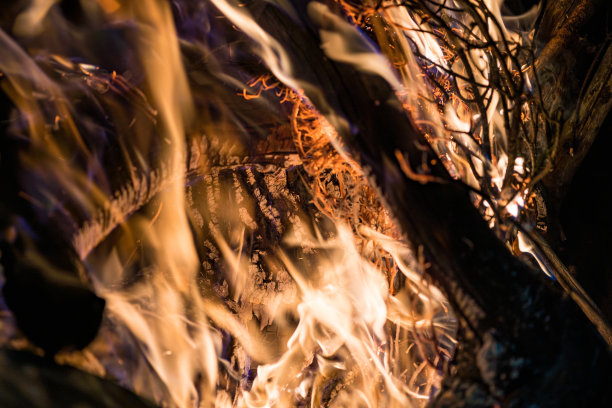 燃烧煤炭从火抽象的背景图片下载