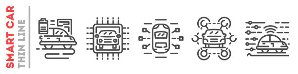 大集智能自动驾驶汽车和他的服务图片下载