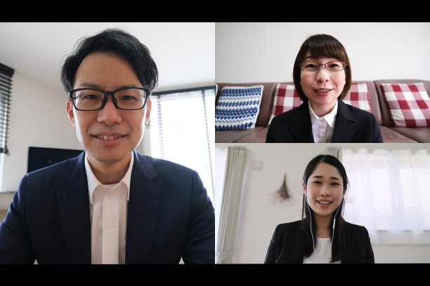 同事在家在线会议上聊天图片下载