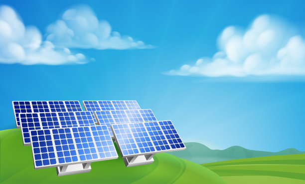 太阳能可再生能源农场图片下载