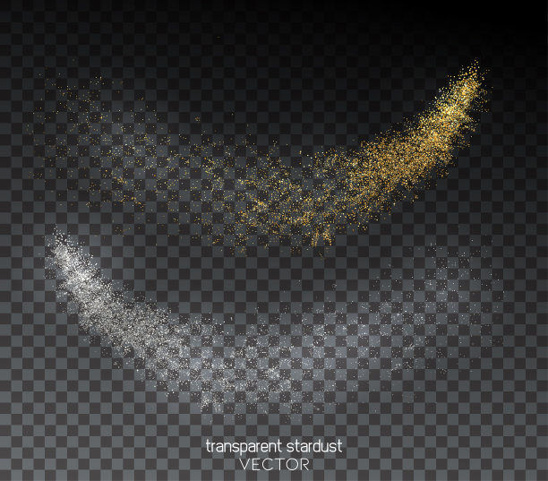 抽象亮色金色和银色设计元素图片下载