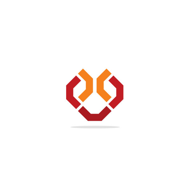 彩色抽象几何图形logo图片下载